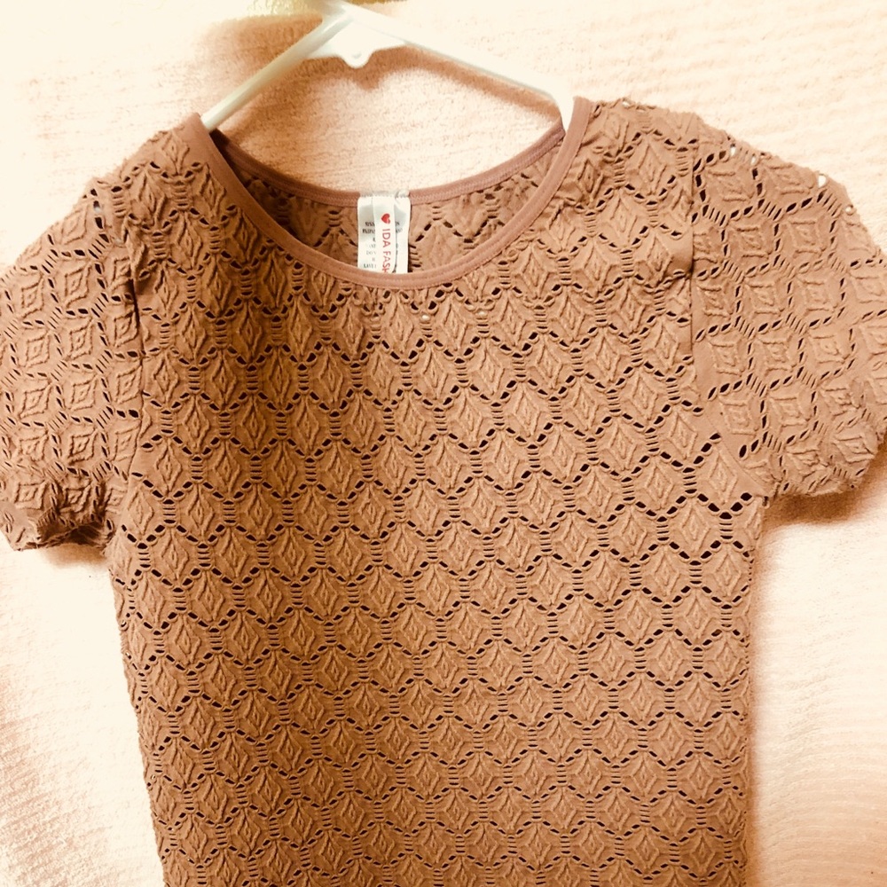 Rose gold blouse
